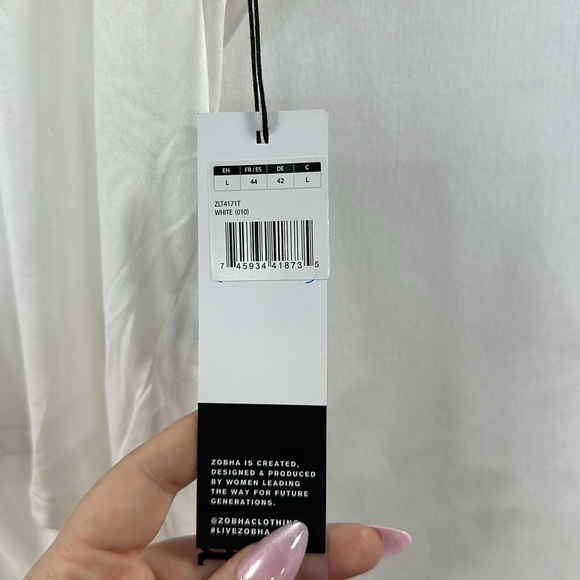 NWT Zobha Size Large Lightweight Open Back Sleeveless Casual Dress Tank Top - Picture 7 of 11